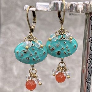 NWOT Pretty Airy Zen like Earrings with an Asian Flare
